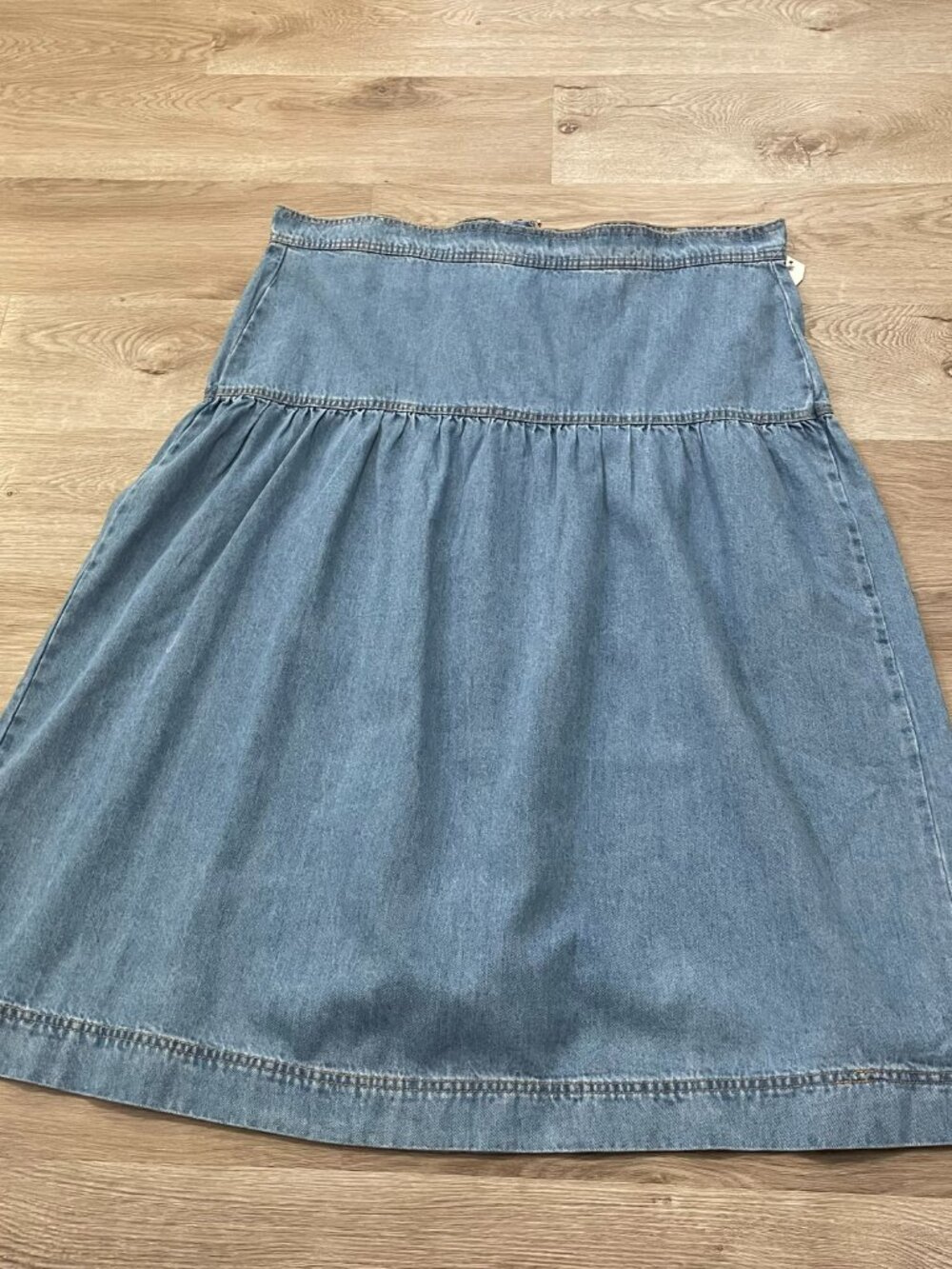 Denim Midi Skirt - Picture 3 of 13